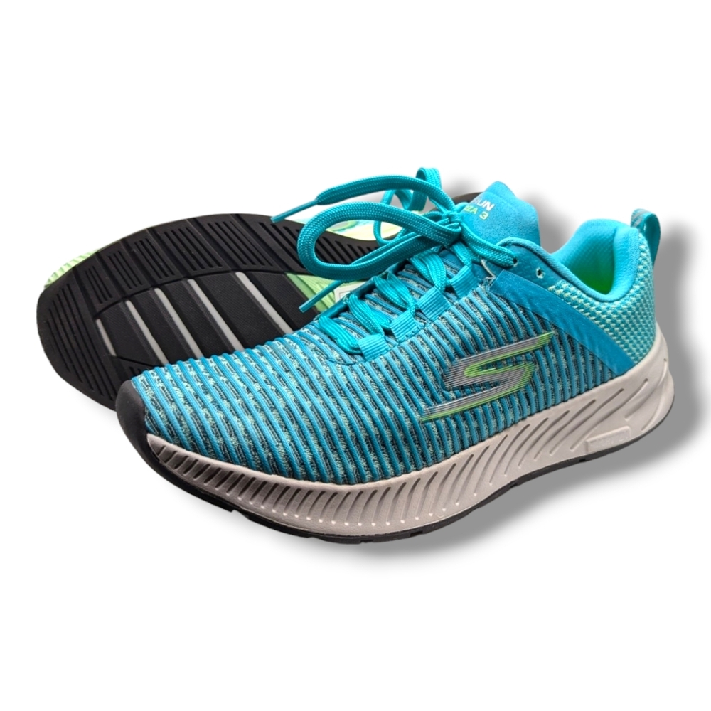 Skechers Go Run Forza 3 Los Angeles Marathon NIB 15206 Teal Women's  SIZE 5.5